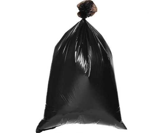 Мешки для мусора ПВД (240 л, 50 мкм, 10 шт, черные, 90x130 см) ООО Комус 1591892 – изображение 3