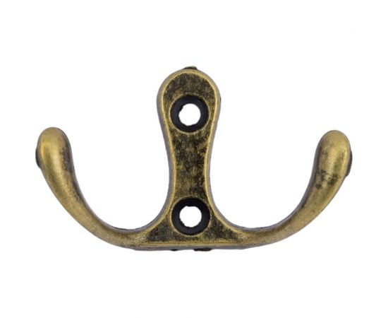 Крючок-вешалка ТУНДРА VINTAGE 002, цвет бронза, 1 шт. 4748482 – изображение 4