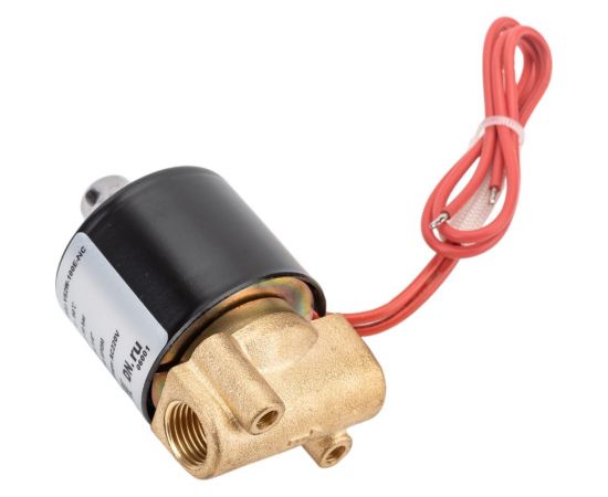 Электромагнитный клапан DN.ru VS2W-100E-NC Ду8 Ру7 латунь резьба 1/4 НЗ EPDM 220B D130-01246 – изображение 5