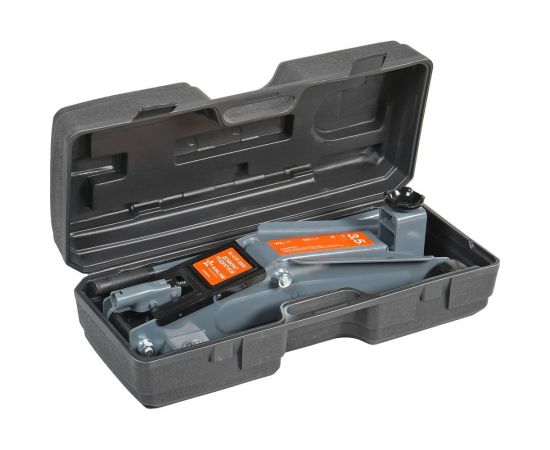 Подкатной домкрат Airline 3.5т в кейсе, MIN - 192 мм, MAX - 533 мм AJ-3.5F-550K – изображение 6