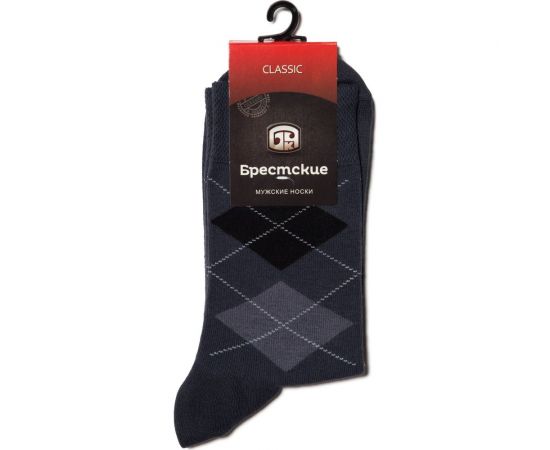 Мужские носки БРЕСТСКИЕ 2122 CLASSIC, р.29, 016 темно-серый 11022105008016 