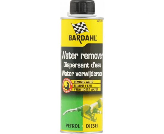 Присадка в топливо для удаления влаги Bardahl бенз/диз. 0,3л WATER REMOVER 1082B 