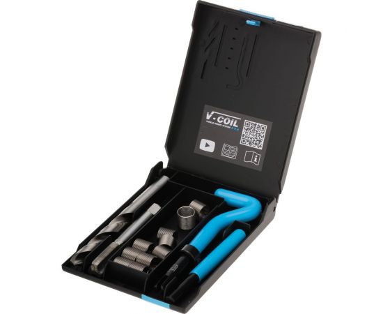 Набор для восстановления резьбы VOELKEL V-Coil М12x1,0, 14 пр. V04024 