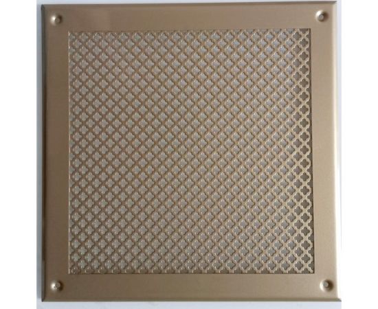 Вентиляционная решетка металлическая на саморезах 250x250 мм ООО Вентмаркет VRC00252S 