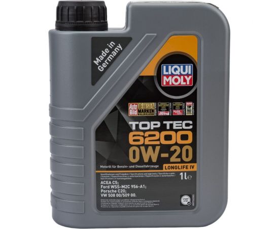 НС-синтетическое моторное масло LIQUI MOLY Top Tec 6200 0W-20 1л 20787 