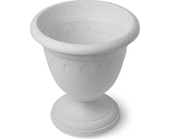 Высокий вазон Martika Колывань 1.7 л, диаметр 18 см, мрамор С133М 