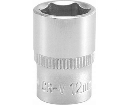 Головка торцевая короткая (12 мм; CrV; 1/4DR) YATO YT-1411 
