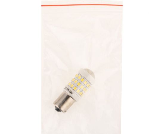 Автолампа SKYWAY диод s25(p21w) 12-24v, 51smd, диод ba15s, 1-конт. белая, противотуманные, стопы, задний ход S08202100 – изображение 2