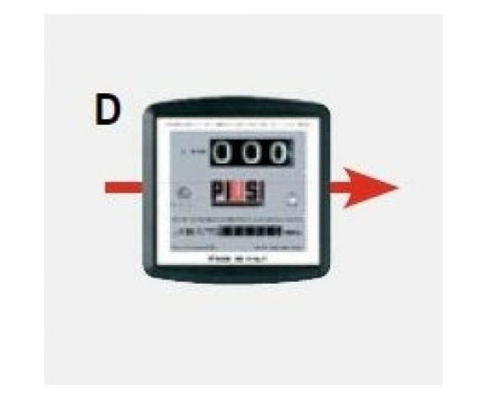 Механический расходомер для бензина PIUSI K33 METER VER.D ATEX F0057003A – изображение 2