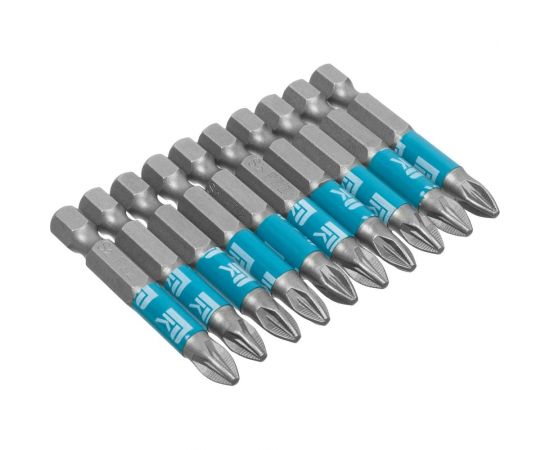 Биты профессиональные (10 шт; PZ2x50 мм; сталь S2; 1/4"" Е) РемоКолор 33-7-577 – изображение 2