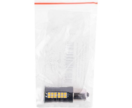 Автолампа SKYWAY диод, S25 (P21W), 12-24 В, 60 SMD диодов, BA15s, 1-конт., биполярная S08202076 – изображение 2