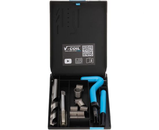 Набор для восстановления резьбы VOELKEL V-Coil М12x1,0, 14 пр. V04024 – изображение 2