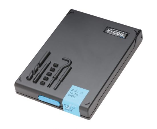 Набор для восстановления резьбы VOELKEL V-Coil М12x1,0, 14 пр. V04024 – изображение 3