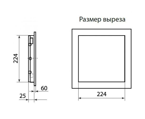 Вентиляционная решетка для вентилятора SQ0832-0012 (250 мм) TDM SQ0832-0016 – изображение 3