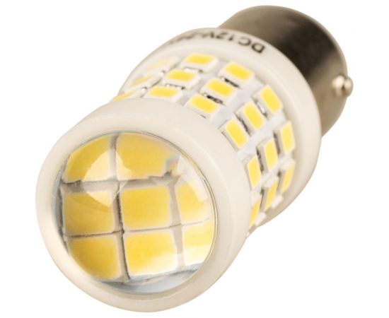 Автолампа SKYWAY диод s25(p21w) 12-24v, 51smd, диод ba15s, 1-конт. белая, противотуманные, стопы, задний ход S08202100 – изображение 3