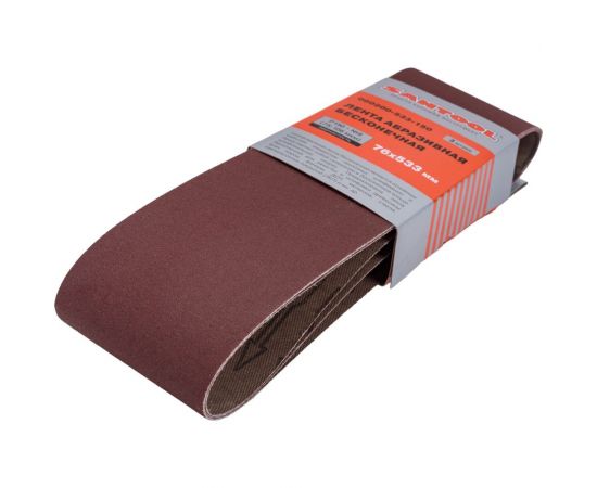Лента абразивная бесконечная №8 76x533 мм, P150 №8, 3 шт SANTOOL 060200-533-150 – изображение 3