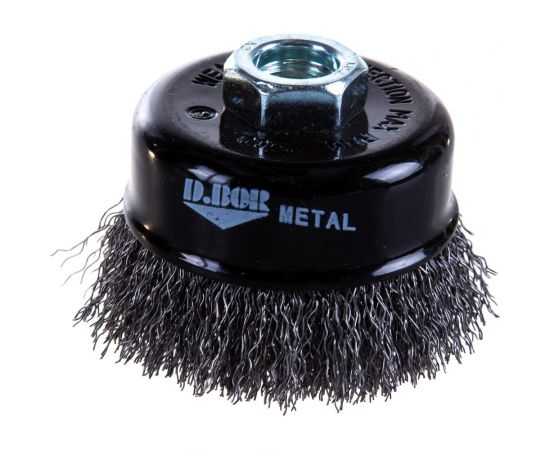 Щётка чашечная гофрированная METAL Standard (75 мм; М14) для УШМ D.BOR D01-MS-075-M14-030 – изображение 3