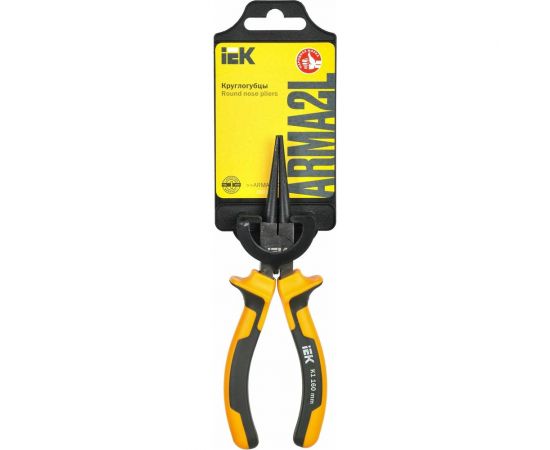 Круглогубцы IEK ARMA2L 3 K1 160 мм A2L3-RN10-K1-160 – изображение 3