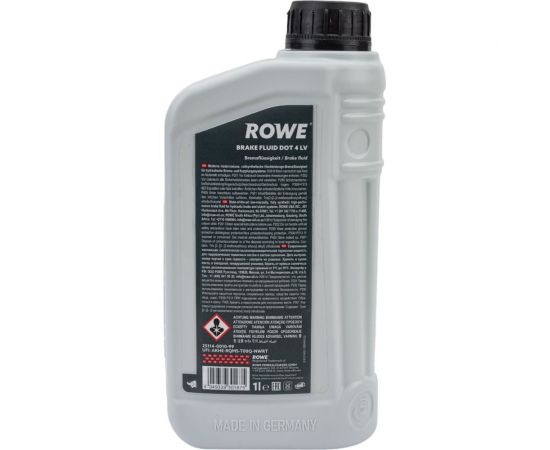 Тормозная специальная жидкость ROWE HIGHTEC BRAKE FLUID DOT 4 LV 25114-0010-99 – изображение 4