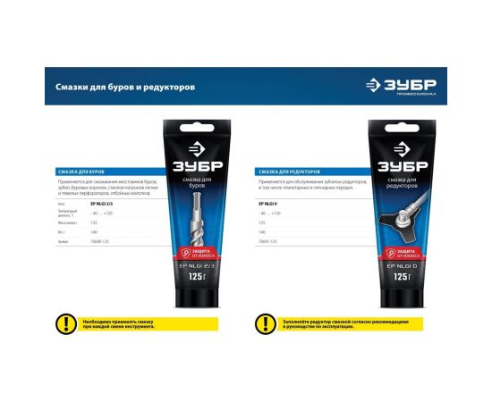 Смазка для буров ЗУБР Профессионал 125 г ЗУБР 70640-125 – изображение 4