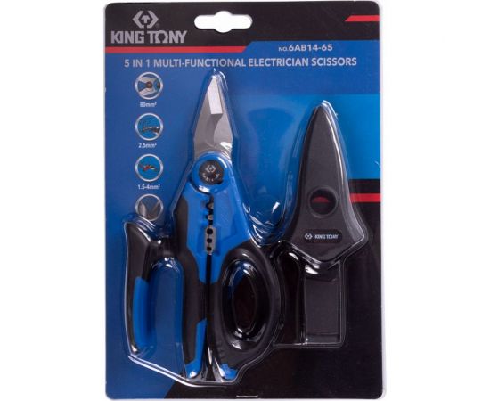 Ножницы электрика для резки проводов KING TONY 150 мм 6AB14-65 – изображение 6
