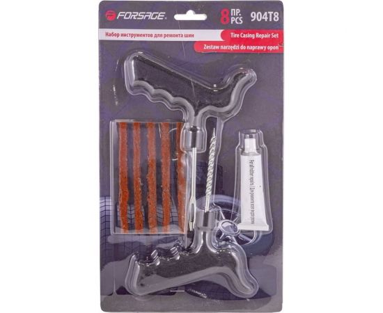 Набор инструментов для ремонта шин Forsage 8 пр., в блистере f-904t8 52301 