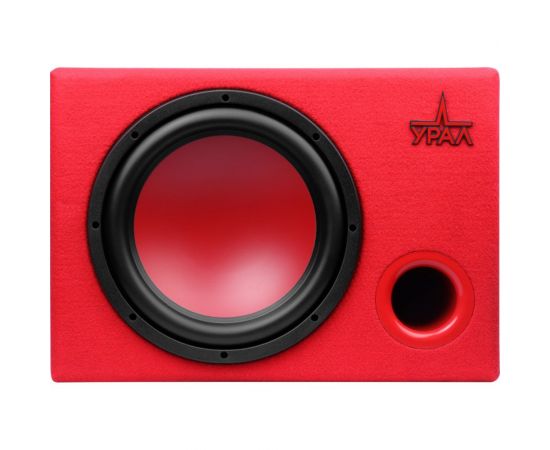 Активный сабвуфер Ural sound УРАЛ АС-У12А КРАСНЫЙ 
