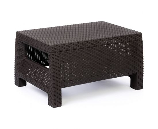 Садовый стол WORKY ротанг, 76.5x57x42 см, мокко ARD257735 