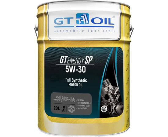 Масло GT OIL GT Energy SP, SAE 5W30 API SP/SP-RC, 20 л 8809059409169 