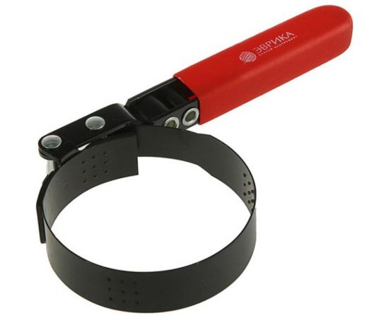 Съемник масляного фильтра со стальной лентой, с поворотной ручкой на 90 ЭВРИКА ER-86043 