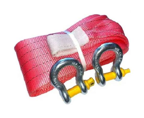 Буксировочный текстильный трос ООО КанТраст 30 т, 6 м, скоба-скоба tbt306000ss 