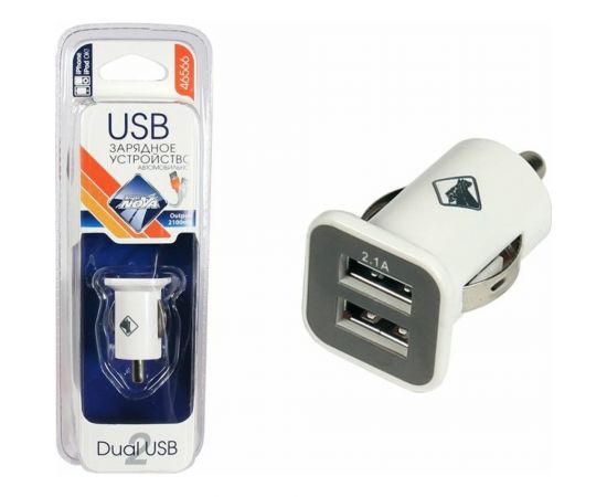 Зарядное устройство для мобильного устройства Nova Bright 2 USB-порта, 2100мА, 12/24В 46566 