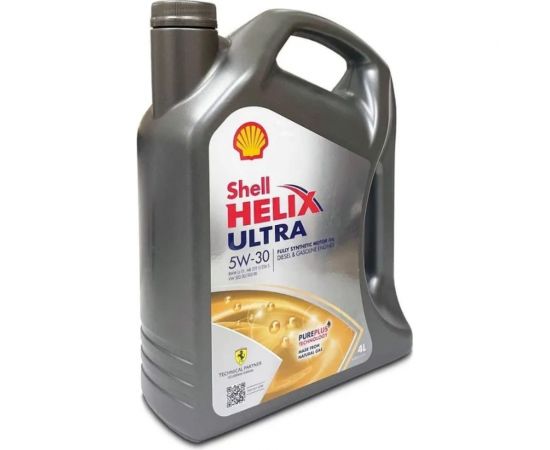 Синтетическое моторное масло SHELL Helix Ultra 5W-30 CF/SL A3/B3/A3/B4, 4л 550046268 