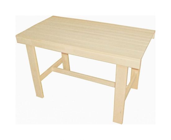 Разборный стол Банная линия 120x56x73см, липа 12-804 