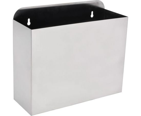 Корзина для мусора ООО ЦЕНТР ПИЩЕВОГО ОБОРУДОВАНИЯ 119x330x285 мм, нержавеющая сталь aisi-430, толщина 1 мм К-002 