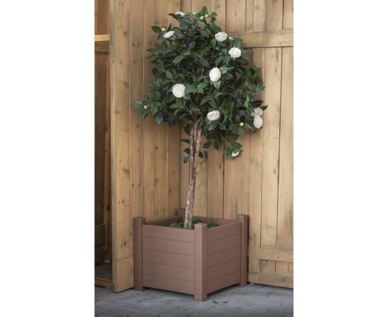 Кашпо Garden story Прованс квадратное шоколад 3731-МТ003 – изображение 2