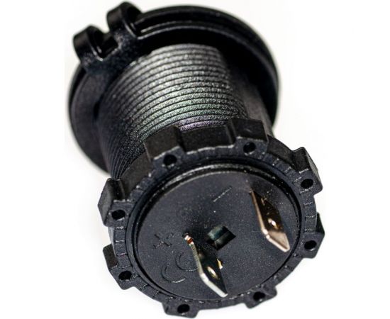 Разъем прикуривателя в авто Pro Legend врезной, 12-24 В, LED, зеленая подсветка PL9377 – изображение 2