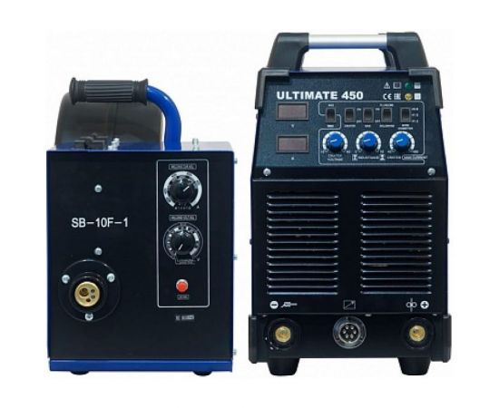 Сварочный аппарат с горелкой + закрытый подающий SB-10F + пакет проводов Aurora ULTIMATE 450 19108 – изображение 2