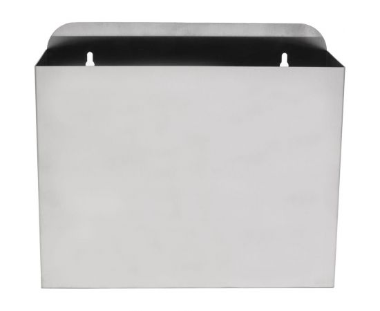 Корзина для мусора ООО ЦЕНТР ПИЩЕВОГО ОБОРУДОВАНИЯ 119x330x285 мм, нержавеющая сталь aisi-430, толщина 1 мм К-002 – изображение 2