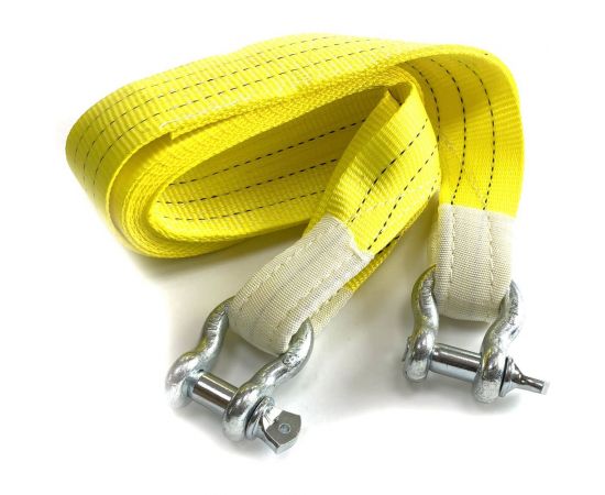 Буксировочный трос ТамбовТехСнаб 9/14т 7м скоба/скоба 7930124362766 – изображение 3