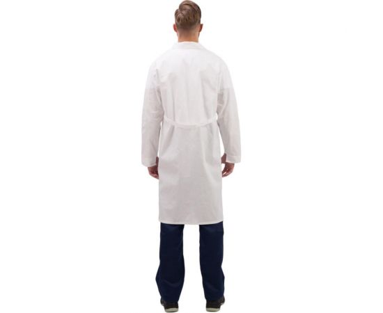 Мужской рабочий халат ООО Комус у02-ХЛ белый, р. 52-54, рост 182-188 150709 – изображение 3