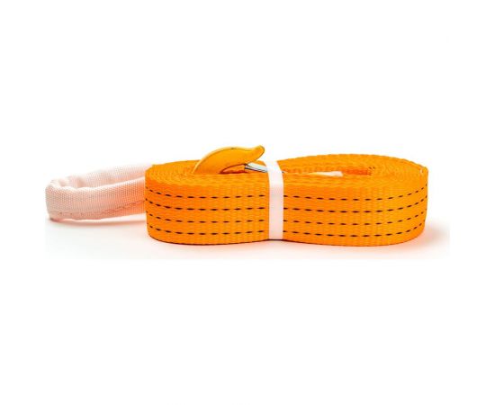 Буксировочный трос ТамбовТехСнаб 3/6 т, 6 м, крюк/петля 7930124363206 – изображение 3