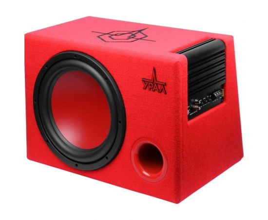 Активный сабвуфер Ural sound УРАЛ АС-У12А КРАСНЫЙ – изображение 4