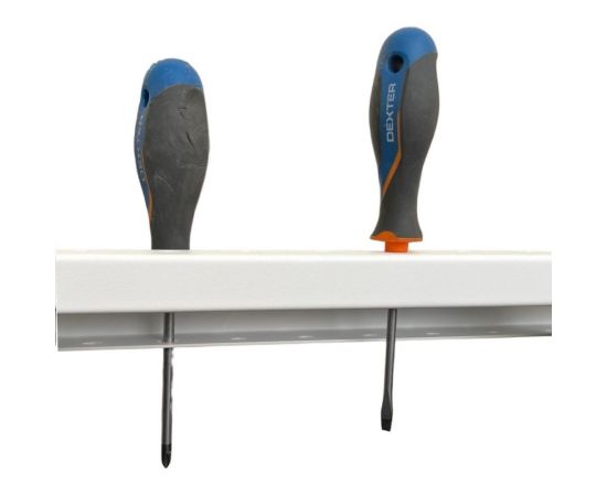 Держатель для отверток ЭЛИМЕТ Garda на 22 штуки, белый БП-00002996 – изображение 4