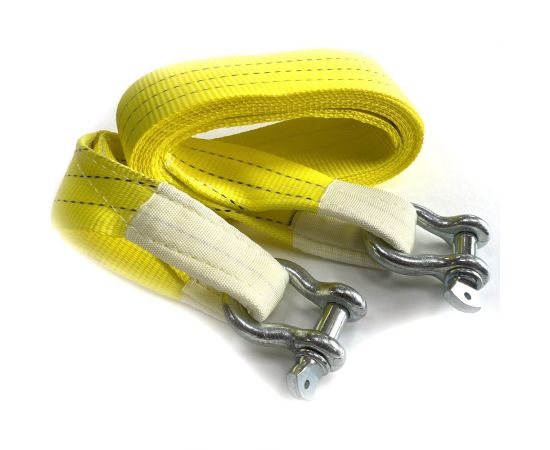 Буксировочный трос ТамбовТехСнаб 9/14т 7м скоба/скоба 7930124362766 – изображение 4