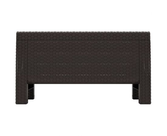 Садовый стол WORKY ротанг, 76.5x57x42 см, мокко ARD257735 – изображение 4