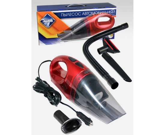Пылесос для сухой/влажной уборки Nova Bright 100 вт, 12 в, красный 46883 – изображение 4