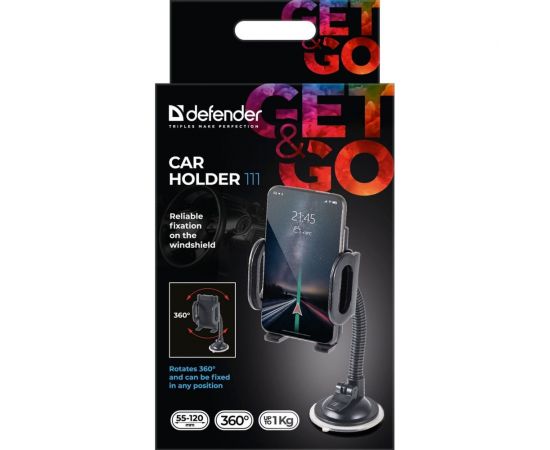 Автомобильный держатель Defender Car holder 111 55-120 мм, на стекло 29111 – изображение 6