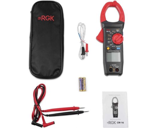 Клещи токоизмерительные RGK CM-16 755122 – изображение 6