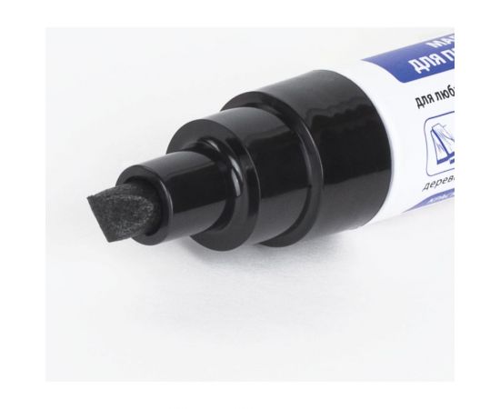 Лаковый маркер-краска BRAUBERG PRO PLUS paint marker 8 мм, черный, нитро-основа, алюминиевый корпус 151455 – изображение 7